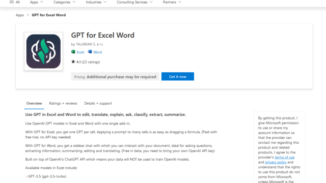 GPT for Excel Word