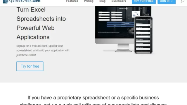 Spreadsheet Web