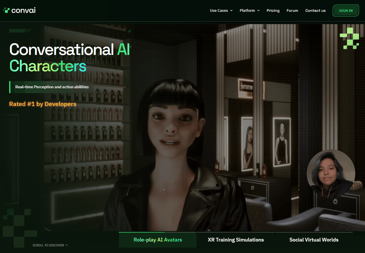 Convai - Conversational AI for Virtual Worlds